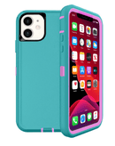 Protege tu iPhone 11 con estilo en Xela Quetzaltenango con una funda heavy duty en color teal y rosa.