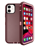 Las mejores fundas Heavy Duty para iPhone 11 en colores MAROON & PINK en Xela Quetzaltenango.