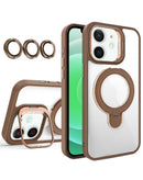 Case claro magnético con 2 soportes y lente de cámara para iPhone 11 en Quetzaltenango.