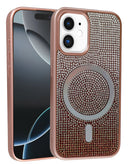 Encuentra la funda con carga inalámbrica bling diamond crystal color ROSE GOLD para iPhone 11 en Quetzaltenango.