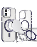 Encuentra la funda magnética transparente delgada con soporte de cámara para iPhone 11 en Quetzaltenango.
