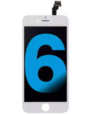 Pantalla LCD compatible para iPhone 6 en blanco, de calidad postventa XO4/XO5/AQ5, disponible en Quetzaltenango.