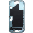 Chasis medio iPhone 16 US Version Teal usado, con estructura interna y pequeñas partes para reparación.