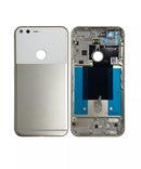 Tapa trasera de vidrio blanca para Google Pixel XL, repuesto refurbished, ideal para reparación.