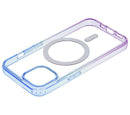 Encuentra en Xela el Estuche delgado Slim Trance Octave iPhone 14 MagSafe en azul y lila para una protección elegante de tu dispositivo.