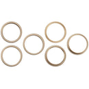 Anillo de bisel de cámara trasera para iPhone 13 Pro/Pro Max dorado, paquete de 30 piezas, protección elegante.