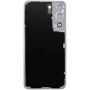 Tapa trasera de cristal Bora Purple para Samsung Galaxy S22 5G con lente de cámara integrada, ideal para reparación.