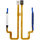 Lector de huella digital plateado con cable flexible para Xiaomi Redmi 10 5G, repuesto M2103K19C.