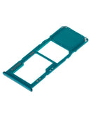 Bandeja de tarjeta SIM para Samsung Galaxy A30S (A307 / 2019) color verde, disponible en Quetzaltenango para reparaciones Samsung.