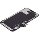 Pantalla de repuesto Aftermarket Pro XO7 3.0 Soft para iPhone 12 o 12 Pro, vista frontal.