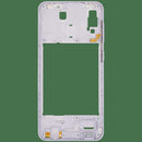 Carcasa de marco medio compatible con Samsung Galaxy A30 (A305 / 2019) en color blanco en Xela Quetzaltenango.