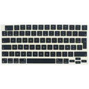 Kit de teclas francesas para MacBook Air 13" y 15" (2022-2026) en color medianoche, repuesto para teclado Apple.