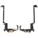 Puerto de carga flex naranja cósmico para iPhone 17 Pro Max, ideal para reparación de carga lenta.