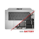 Ensamble de carcasa superior con batería y teclado para MacBook Pro 16" disponible en Quetzaltenango.