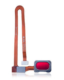 Módulo sensor de huella dactilar original OnePlus 6 A6000 A6003 rojo para reparación y repuesto.