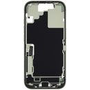 Chasis medio Sage para iPhone 17 (EU/Global) usado, con puerto de carga flex y pequeñas piezas.