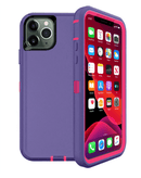 Encuentra la funda heavy duty para iPhone 11 Pro Max en colores dark purple y pink en Xela Quetzaltenango.