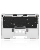 Carcasa superior con teclado para MacBook Pro 13" con Touch Bar (A1706 / Finales de 2016 / Mediados de 2017) (Ingl√©s UK) (Original Usada: Grado Nuevo) (Plateada)