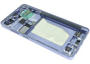 Pantalla refurbished Samsung Galaxy S26 Ultra 5G, color Cobalt Violet, con marco, lista para reparación.