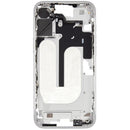 Encuentra marcos medios originales para iPhone 16 Plus en Quetzaltenango, Grado A, US Version, con botones de encendido y volumen, color blanco.