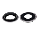 Lente de camara trasera con soporte y bisel para iPhone 12 / 12 Mini (Blanco)0