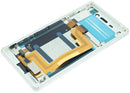 Pantalla LCD blanca original Sony Xperia M4 Aqua (E2303, E2306) para repuesto de display roto.