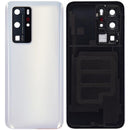 Tapa trasera con lente de camara para Huawei P40 Pro (Blanco Hielo)