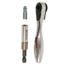 Juego de herramientas Wiha 38076 con mini carraca de puntas y soporte SlimFix 1/4" para reparaciones.