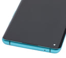 Pantalla refurbished OnePlus 8 5G (IN2010) con marco Glacial Green para reparación y cambio de display.