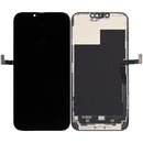 Pantalla OLED usada para iPhone 13 Pro Max A2484, con cable flex de sensor de luz para reparación.