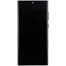 Pantalla OLED 120Hz para Samsung Galaxy S22 Ultra 5G, con marco en Graphite, Sky Blue y Red.