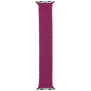 Correa Braided Solo Loop original para Apple Watch en color magenta vibrante, talla 8 (Medium), compatible con 44mm, 45mm, 46mm y 49mm.