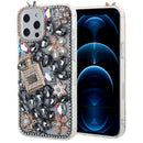 Protege tu iPhone 12 Pro Max con una elegante funda dura de silicona Crystal Flower Perfume en Xela Quetzaltenango.