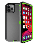 Protege tu iPhone 12 Pro Max con este case heavy duty Negro y Verde en Quetzaltenango.