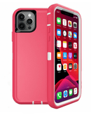 Case resistente iPhone 12 Pro Max (HOT PINK & WHITE)