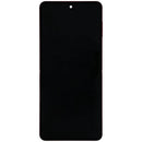 Display OLED interno coral rojo original Samsung Galaxy Z Flip 7 5G con marco, pieza de repuesto.