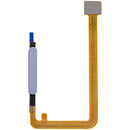 Lector de huella dactilar violeta claro para Samsung Galaxy A07 4G (A075) con cable flex. Repuesto sensor.