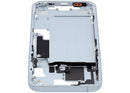 Chasis medio azul OEM USADO para iPhone 15 (A2846, A3089) con small parts, listo para reparación.