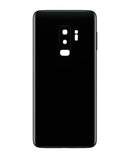 Tapa trasera con lente de camara para Samsung Galaxy S9 original (Negro Medianoche)