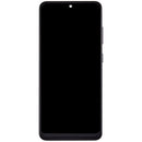 Pantalla Incell Samsung Galaxy S20 Cosmic Black con marco, sin sensor de huella, para reparación de display.