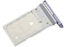 Bandeja dual SIM Samsung Galaxy S26 Plus en color Cobalt Violet, repuesto original.