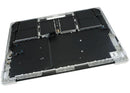 Tapa superior plateada original Apple MacBook Pro 14 A3185 2024 con teclado ANSI US y batería.