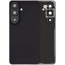 Tapa trasera negra Aftermarket Plus para Samsung Galaxy S26 con lente de cámara, repuesto de vidrio para reparación.