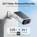 Cámara de seguridad exterior BASEUS Security S1 Lite, diseño blanco resistente a la intemperie, para vigilancia SlowBack.