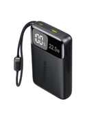 Bateria externa digital BASEUS EnerFill FC11 con dos cables incorporados disponible en Xela Quetzaltenango.
