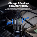 Encuentra el Cargador de auto Toocki PD USB C+A Negro (48W) en Xela Quetzaltenango para cargar tus dispositivos con rapidez y eficiencia.