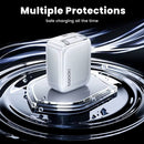 Compra un cargador de pared Toocki PD con cable USB C incorporado de 30W en Xela Quetzaltenango.
