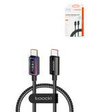 Encuentra cables de carga Toocki USB C-C de 240W con luz indicadora colorida en Quetzaltenango.