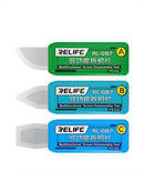 Conjunto de palancas de apertura RELIFE RL-087 de acero ultrafino para desmontaje multifuncional de pantallas LCD.