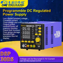Fuente de poder regulada DC Mechanic DSP30D5, color negro y azul, con pantalla digital, perillas y botones, para electrónica.